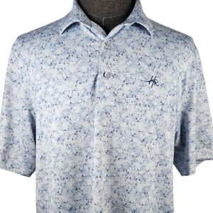 Greg Norman Collection Men's Blue Golf Polo Casual Sport Size L